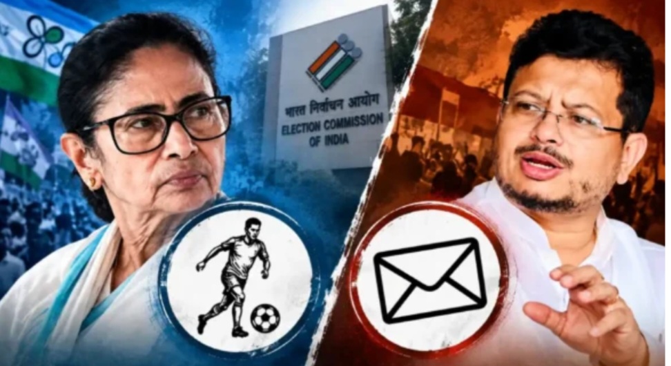 ‘ফুটবল খেলোয়াড়’ প্রতীক মমতা শিবিরের, ঋতব্রতদের ‘খাম’! তৃণমূলের দুই শিবিরের নামও চূড়ান্ত